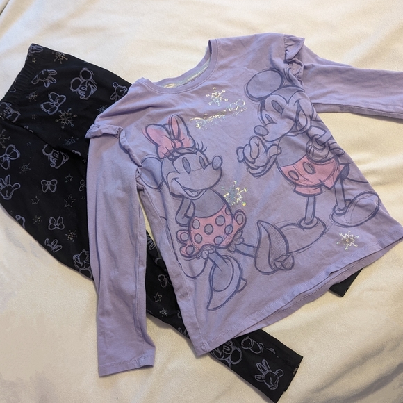 Disney top & pants set (size 10/12) - Picture 1 of 4
